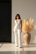 Ivory Luxe Halter Set